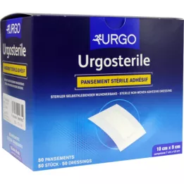 URGOSTERILE haavade assotsiatsioon 90x100 mm steril, 50 tk