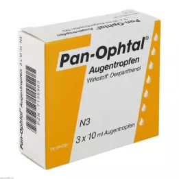 PAN OPHTAL Silmatilgad, 3X10 ml