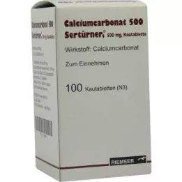 Kaltsiumkarbonaat 500, 100 tk