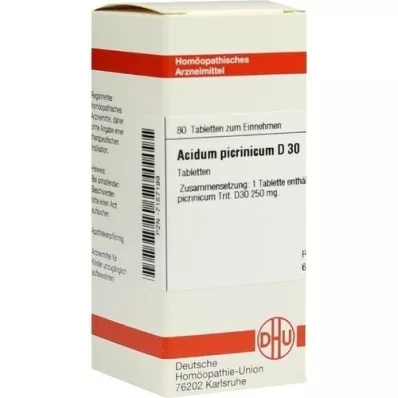 ACIDEM PICRINIC D30, 80 tk