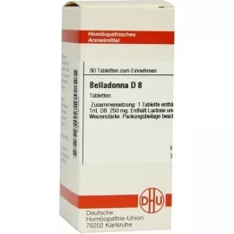 BELLADONNA D 8 tabletid, 80 tk