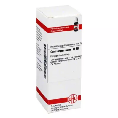 CARDIOSPERMUM D 30 Lahjendus, 20 ml