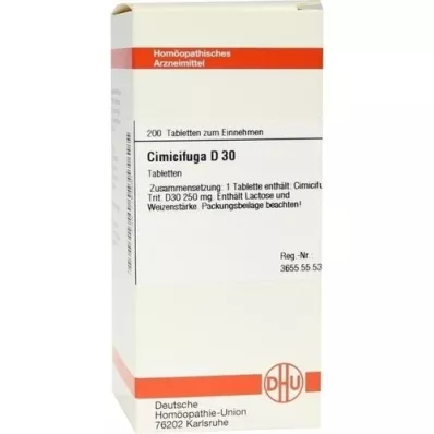 CIMICIFUGA D30, 200 tk