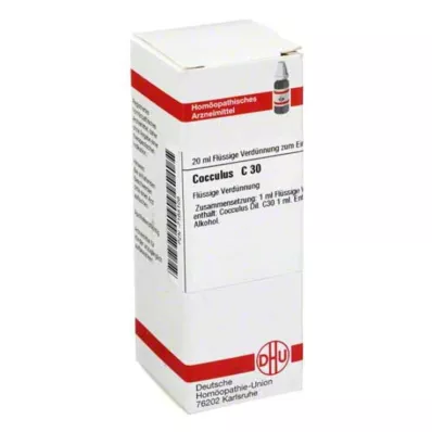 COCCULUS C 30 lahjendus, 20 ml COCCULUS C 30 lahjendus, 20 ml