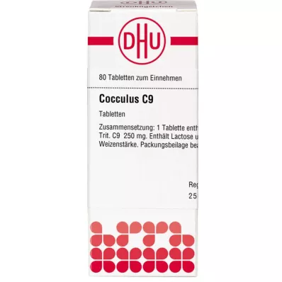 COCCULUS C 9 tabletid, 80 tk