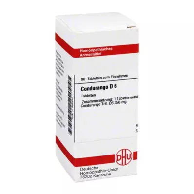CONDURANGO D 6 tabletti, 80 tk CONDURANGO D 6 tabletti, 80 tk