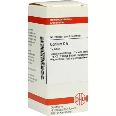 CONIUM C 6 tabletid, 80 tk