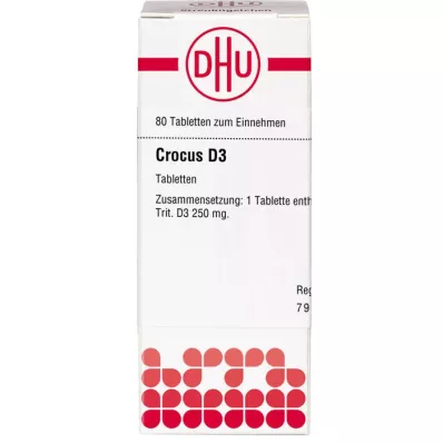 CROCUS D 3 tabletid, 80 tk