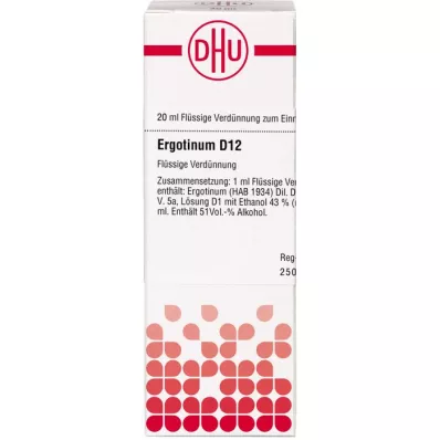 ERGOTINUM D 12 Lahjendus, 20 ml