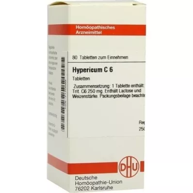 HYPERICUM C 6 tabletid, 80 tk