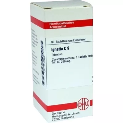 IGNATIA C 9 tabletid, 80 tk IGNATIA C 9 tabletid, 80 tk