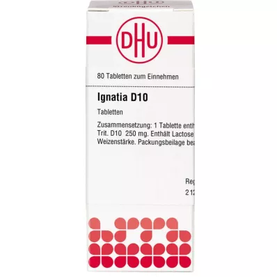 Ignatia D10, 80 tk Ignatia D10, 80 tk
