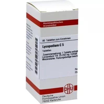 LYCOPODIUM C 5 tabletid, 80 tk