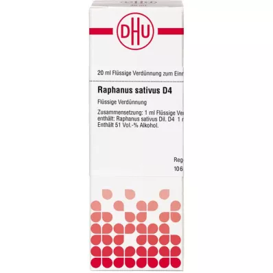 Raphanus Sativus D4, 20 ml Raphanus Sativus D4, 20 ml