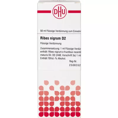 RIBES NIGRUM D 2 Lahjendus, 50 ml RIBES NIGRUM D 2 Lahjendus, 50 ml