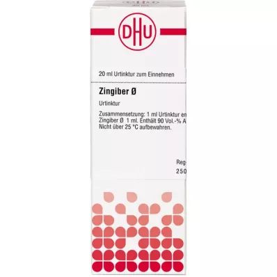 ZINGIBER Ema tinktuura, 20 ml ZINGIBER Ema tinktuura, 20 ml