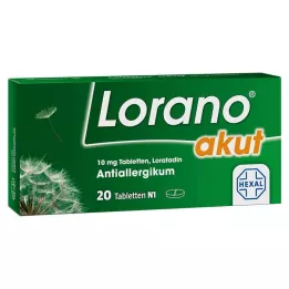 LORANO ägedad tabletid, 20 tk