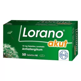 LORANO ägedad tabletid, 50 tk