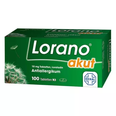LORANO ägedad tabletid, 100 tk LORANO ägedad tabletid, 100 tk