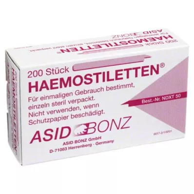 HAEMOSTILETID, 1X200 tk