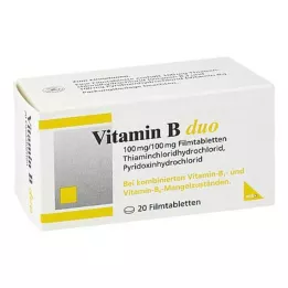 VITAMIN B DUO kilega kandes tabletid, 20 tk
