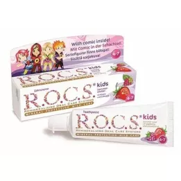 Rocs lapsed vaarika + maasika hambapasta, 45 g