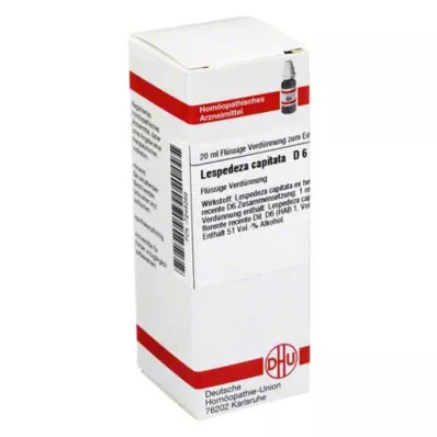 LESPEDEZA CAPITATA D 6 Lahjendus, 20 ml