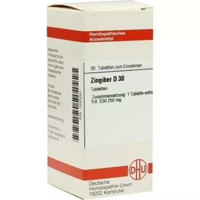 ZINGIBER D 30 tabletid, 80 tk