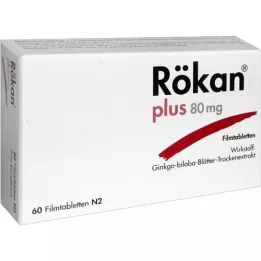 RÖKAN pluss 80 mg kilega kaetud tabletid, 60 tk