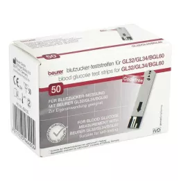BEURER GL32/GL34/BGL60 veresuhkru testribad, 50 tk