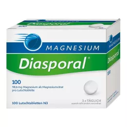MAGNESIUM DIASPORAL 100 pastilli, 100 tk