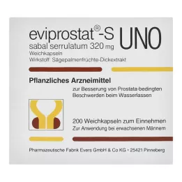 EVIPROSTAT-S sabal serrulatum 320 uno kapslid, 200 tk