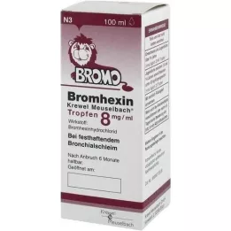 BROMHEXIN Krewew meselb.droppten 8mg/ml, 100 ml