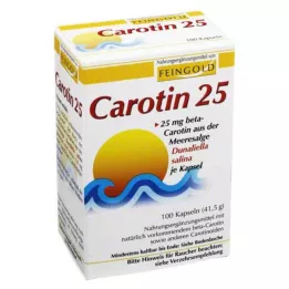 CAROTIN 25 peent kuldkapslit, 100 tk