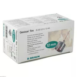 OMNICAN peen pliiatsi nõel 0,33x12 mm, 100 tk