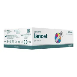 Klinion Soft peenvärvilised lansetid 28 G, 110 tk