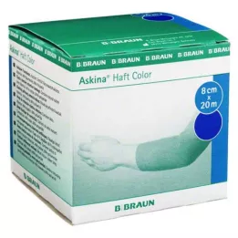 ASKINA Kleepside Värv 8 cmx20 m sinine, 1 tk