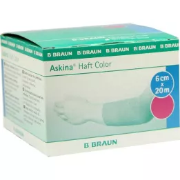 ASKINA kleepsideme värv 6 cmx20 m roosa, 1 tk