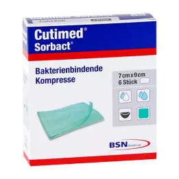 CUTIMED Sorbact kompressid 4x6 cm, 6 tk