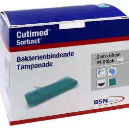 CUTIMED Sorbact tamponaadid 2x50 cm, 24 tk