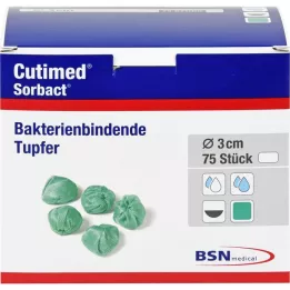 CUTIMED Sorbact tampoonid pähklisuurused, 75 tk