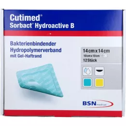CUTIMED Sorbact Hydroactive B Gel-V.14x14 cm liim, 12 tk