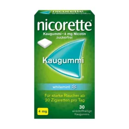 NICORETTE Närimiskumm 4 mg valgemünt, 30 tk