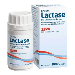 Laktaas 3300 FCC 200 mg kapslid, 100 tk