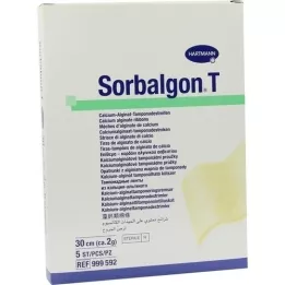 SORBALGON t tamponaadi triibud 2 g/30 cm, 5 tk