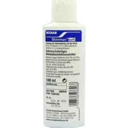 SKINMAN Pehme käe desinfitseerimise taskupudel, 100 ml