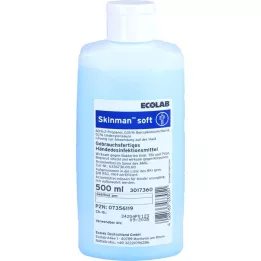 SKINMAN pehme käte desinfitseerimise dosaatori pudel, 500 ml