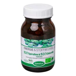 BIOSPIRULINA &amp; Biochlorella 2in1 tabletid, 250 tk