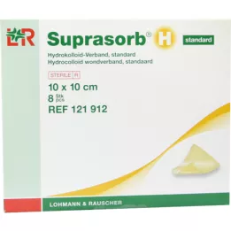Suprasorb H Hydrocolloidühendus Standard 10x10 cm, 8 tk