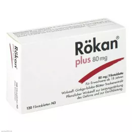 RÖKAN Plus 80 mg õhukese polümeerikattega tabletid, 120 tk